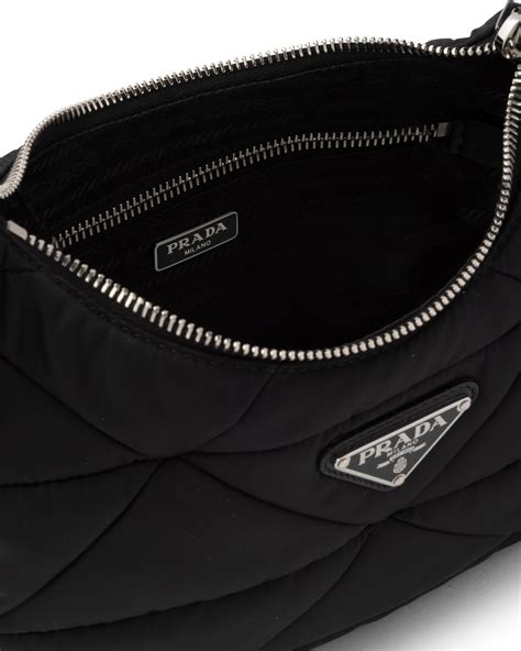 prada belle leather shoulder bag|prada padded nylon shoulder bag.